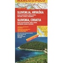 Slovinsko Chorvatsko mapa 1:800 000 MD