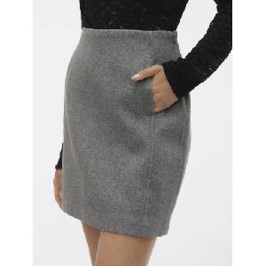 Vero Moda Дамска къса пола с джобове grey melange Vero Moda | Siv | ЖЕНИ | L