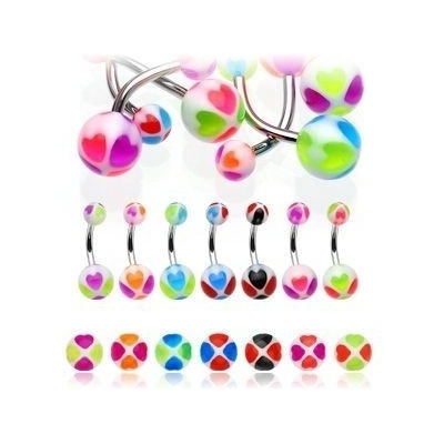 Šperky4U piercing do pupíku banánek BA01020-PG