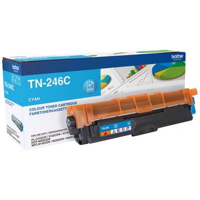 Brother TN-246C тонер касета 1 броя Оригинал Синьо-зелен (TN246C) (TN246C)