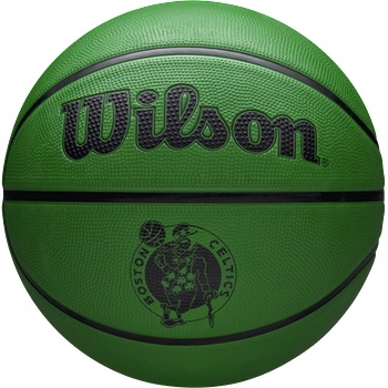 Wilson Баскетболна топка за игра на открито, размер 5 - wilson nba team tribute solid - boston celtics