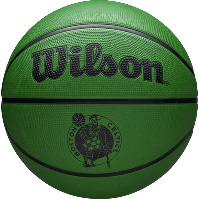 Wilson Баскетболна топка за игра на открито, размер 5 - wilson nba team tribute solid - boston celtics