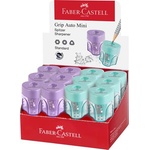 Faber-Castell Стенд за заточване, перфоратор, контейнер FABER-CASTELL "GRIP Auto Mini", смесени пастелни цветове 183405 (183405)
