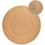 Hanse Home Двустранен ютен кръгъл килим в естествен цвят ø 200 cm Braided - Hanse Home (106005-200)