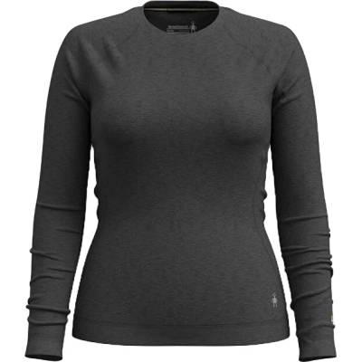 Smartwool Дамско мериносово термобельо Smartwool Women's Classic Thermal Merino BL Crew Plus Boxed Merino base layer - Charcoal Heather - размер 1X (115-2168-0311)