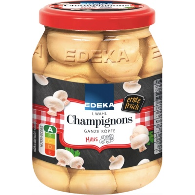 Edeka Žampiony celé mini 330 g – Zbozi.Blesk.cz