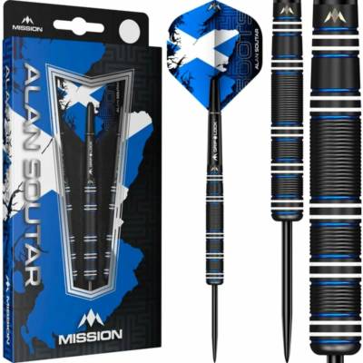 Sada šípok Mission steel Alan Soutar Soots 24g, 90% wolfram