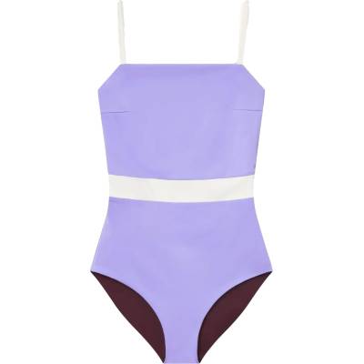 MYMARINI Дамски бански костюм MYMARINI Women's Easysuit Swimsuit - Chocolate / Lilac - размер XL (150-5873-0114)