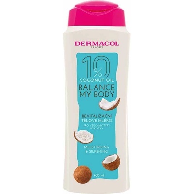 Dermacol Coconut Oil Revitalising Body Milk tělové mléko 400 ml