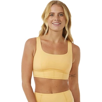 Rip Curl Mirage Ultimate Scoop Neck Cro bikini top - Yellow (Orange)
