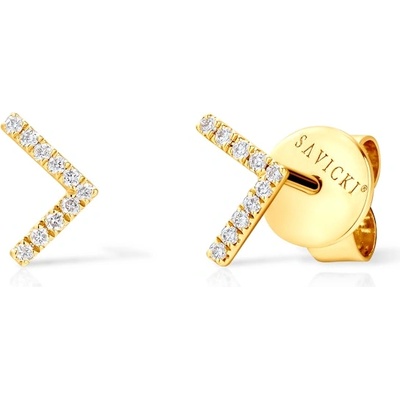 SAVICKI Обеци Savicki: злато, диаманти