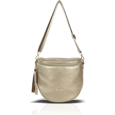 Zellia dámska crossbody kabelka Zlb12 zlatej farby 25 x 23 x 11 cm
