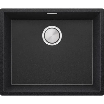 Твоят Стил Графитна гранитна кухненска мивка за вграждане под плот Лондон 60 XXL 560x470 мм
