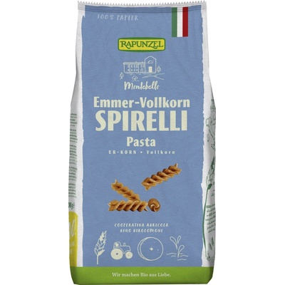 Rapunzel Bio celozrnné Spirelli z pšenice dvouzrnky 0,5 kg