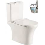 Inter Ceramic Моноблок ICC 7937MW, седалка и капак, порцелан, бял мат, 83x65x37.5см (7937MW)