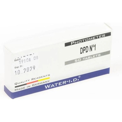 Water I.D. DPD N°1 Náhradné tablety na meranie voľného chlóru, 50 ks