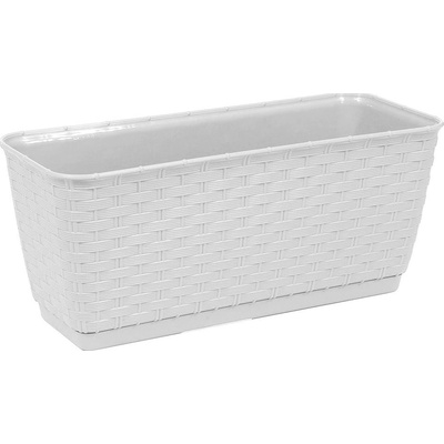 Trebor Kvetináč RATOLLA P biely 30x12x13cm