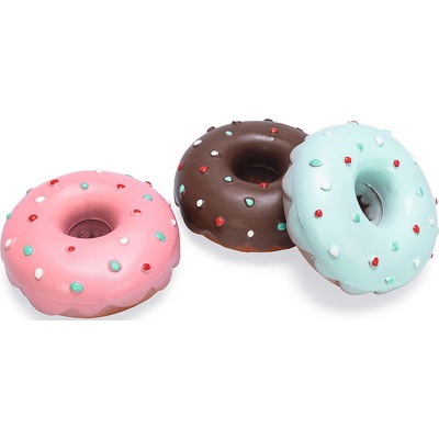 KAR Hračka pre psa Donut latex mix farieb 12 cm