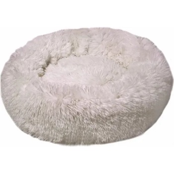 Image 1 of DUBEX PONCHIK - Small - меко, плюшено, кръгло легло, 50 х 9 см - БЯЛО, Турция - 51790
