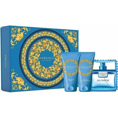 Versace Man Eau Fraiche Комплект с Парфюм EDT за мъже 50ml