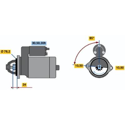 BOSCH STARTER 0 986 017 160