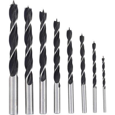 Sada vrtákov na drevo 3, 4, 5, 6, 7, 8, 9, 10 mm, 8-dielna, GEKO