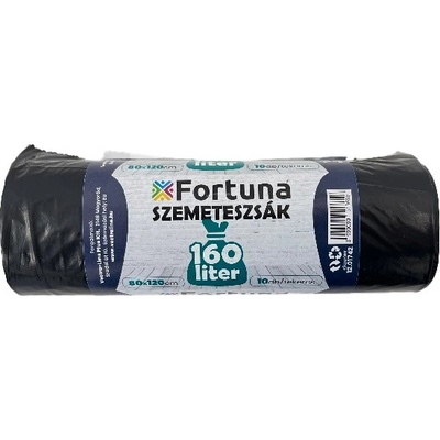 Fortuna Торба за боклук FORTUNA 160L черна 80x120 cm 10 броя 12.01742 (12.01742)