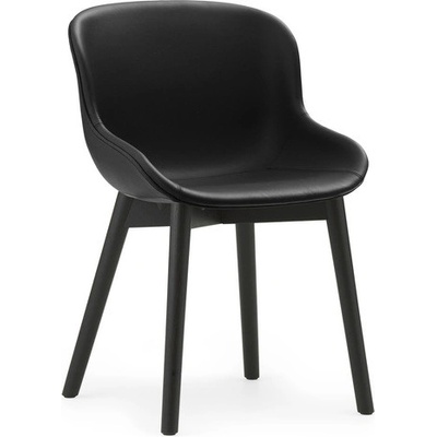 Normann Copenhagen Hyg Chair Ultra Leather čierna / čierna dub