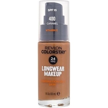 Revlon Colorstay Combination Oily Skin SPF15 make-up pro smíšenou až mastnou pleť 400 caramel 30 ml