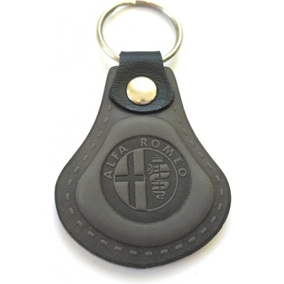 Prívesok na kľúče Auto Two M Kožená Alfa Romeo šedá