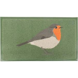Artsy Mats Изтривалка 60x90 cm Green Robin - Artsy Doormats (DMW-ROBIN-9060)