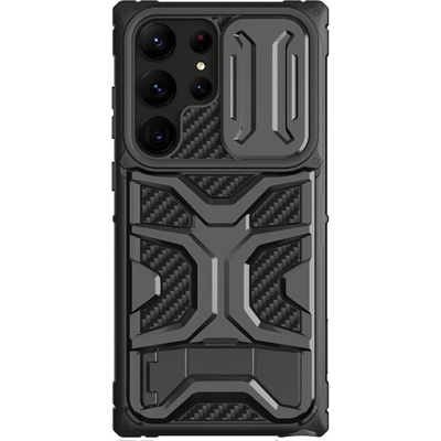 Nillkin Adventurer Pro Hybrid Case - хибриден удароустойчив кейс с поставка за Samsung Galaxy S23 Ultra (черен)