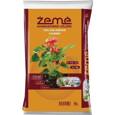 Почва за стайни цветя 6л