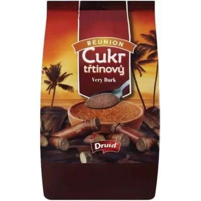 Druid trstinový cukor very dark 1kg