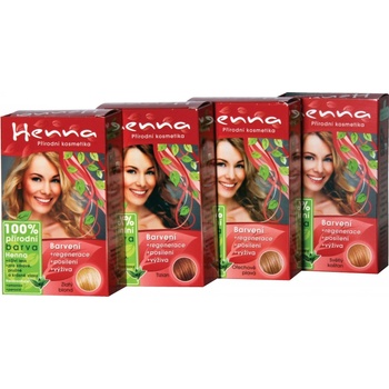 Henna 100% přírodní barva na vlasy Ořechově plavá