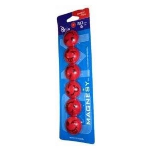 TETIS Magnets for boards red jez. 6pcs GM301-TC6