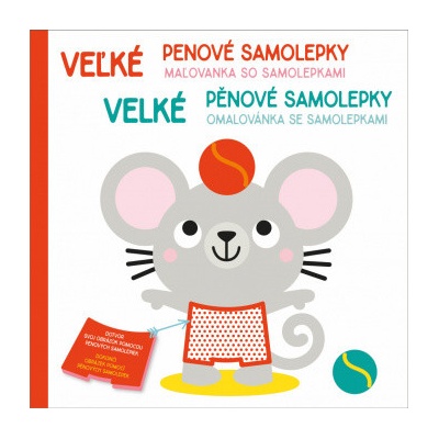 Velké pěnové samolepky Myšák
