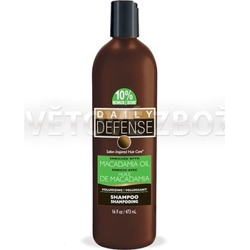 Daily Defence vlasový šampón s makadamiovým olejom 473 ml