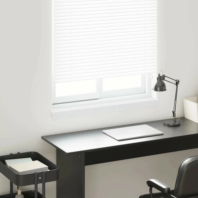 VidaXL Parapet bílý 100 x 10 x 4,5 cm PVC