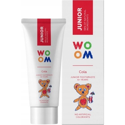 Woom Woom Junior přírodní pro děti 6+ let Cola 50 ml