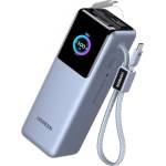 UGREEN Преносима външна батерия с USB-C и USB изходи и технология за бързо зареждане - Ugreen Nexode Power Bank With Built-In Retractable Cables 25000 mAh 200W (сив) (PB728 (75702B))