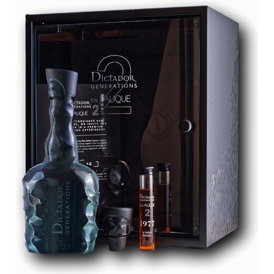 Dictador 1977 Generations en Lalique 2 44% 0,73 l (kazeta)