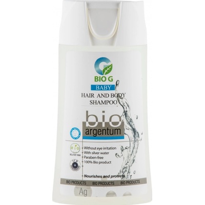 BIO G detský šampón na vlasy a telo s koloidným striebrom 200 ml