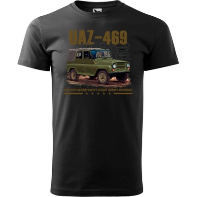 Tričko UAZ-469 čierne