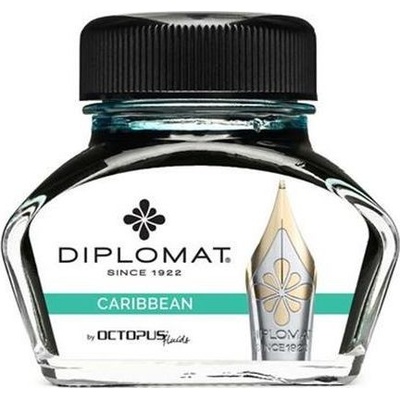 Diplomat D41001029 tyrkysový Octopus Caribbean flaštičkový atrament 30 ml