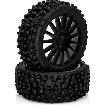 HOBBYTECH MAXI CROSS nalepené gumy černé disky 2 ks