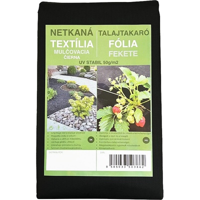 Netkaná.textilie mulčovací 3,2x5m ČERNÁ 50g/m2
