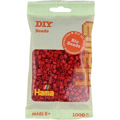 HAMA BIO zažehlovací korálky MIDI 1000 - červené