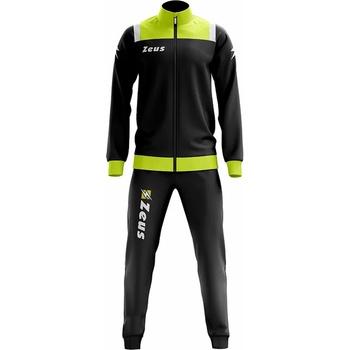 Zeus Мъжки анцуг Zeus Tuta Relax Vesuvio Men Tracksuit Black Neon Yellow