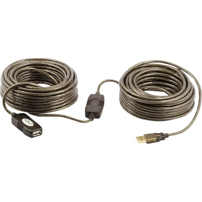 Lindy 42631 USB, USB 2.0 USB-A zástrčka, USB-A zásuvka, 20m
